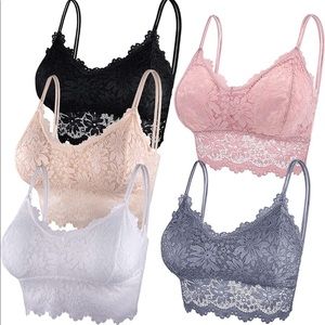 Lace bralettes